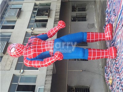Top quality popular inflatable spider man inflatable helium spiderman BY-AD-037 